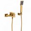 Grifería de baño y ducha monomando oro cepillado Art de Imex
